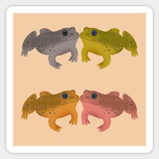 Bullfrog Buddies (Citrus Oat) Sticker